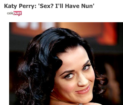 Katy Perry No Sex